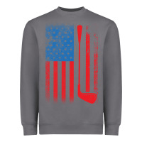 Storm Golf with USA Flag Heavyweight Sweatshirt - artisFamous