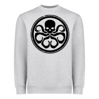 Heather Grey hydra Heavyweight Sweatshirt - artisFamous