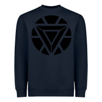 Navy arc reactor   new element Heavyweight Sweatshirt - artisFamous