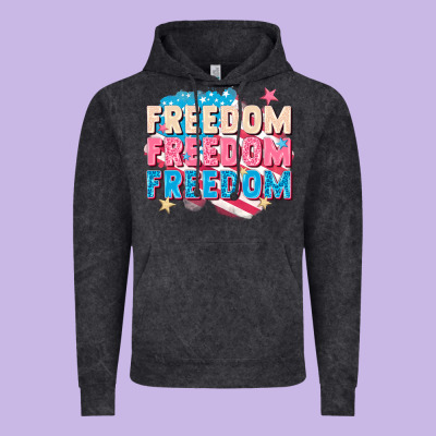 Freedom Freedom Freedom Vintage Hoodie Designed By Fadigitalartstudio