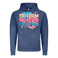 Vintage Denim Freedom freedom freedom Vintage Hoodie - FaDigitalArtStudio
