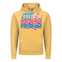 Vintage Mustard Freedom freedom freedom Vintage Hoodie - FaDigitalArtStudio