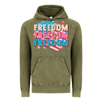 Vintage Olive Freedom freedom freedom Vintage Hoodie - FaDigitalArtStudio