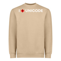 Mushroom i � unicode Heavyweight Sweatshirt - artisFamous
