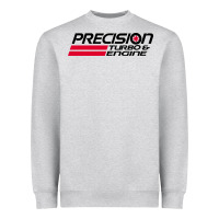 Heather Grey precision turbo engine classic Heavyweight Sweatshirt - artisFamous