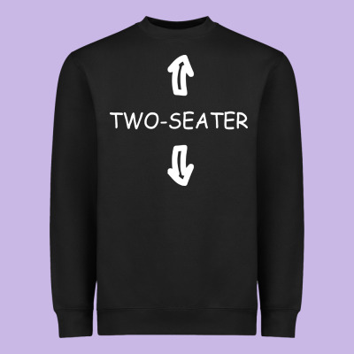 Two Seater Heavyweight Sweatshirt Designed By Artisfamous