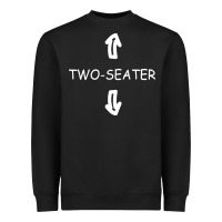 Black two seater Heavyweight Sweatshirt - artisFamous