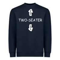 Navy two seater Heavyweight Sweatshirt - artisFamous