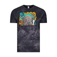 Cloud Black Cows Glitter Turquoise Leopard Sunflowers Vintage Tee - CowCowDesign