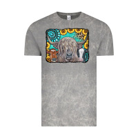 Cloud Rock Cows Glitter Turquoise Leopard Sunflowers Vintage Tee - CowCowDesign