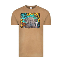 Vintage Camel Cows Glitter Turquoise Leopard Sunflowers Vintage Tee - CowCowDesign