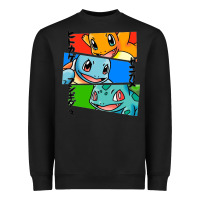 Black kanto starters Heavyweight Sweatshirt - artisFamous