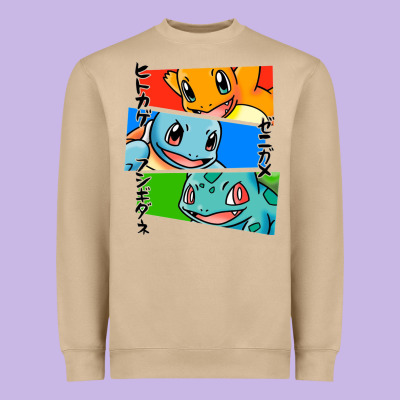 Kanto Starters Heavyweight Sweatshirt Designed By Artisfamous