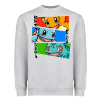 Heather Grey kanto starters Heavyweight Sweatshirt - artisFamous