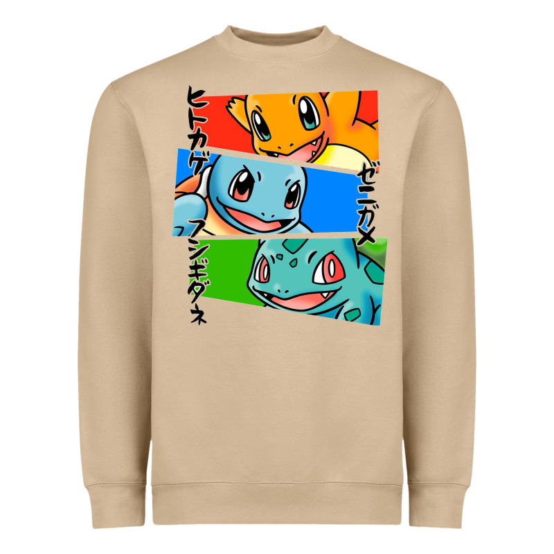 Kanto Starters Heavyweight Sweatshirt by artisFamous | Teevron
