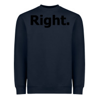 Navy right Heavyweight Sweatshirt - artisFamous