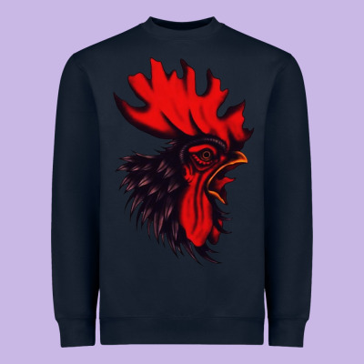 Rooster Heavyweight Sweatshirt Designed By Artisfamous