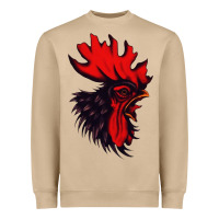 Mushroom rooster Heavyweight Sweatshirt - artisFamous