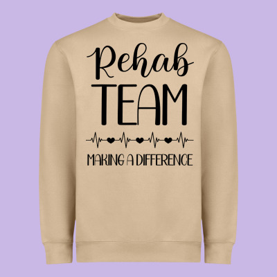 Physical Therapy Making A Difference Heavyweight Sweatshirt Designed By Artisfamous