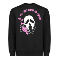 Black scream ghost Heavyweight Sweatshirt - artisFamous