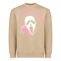 Mushroom scream ghost Heavyweight Sweatshirt - artisFamous
