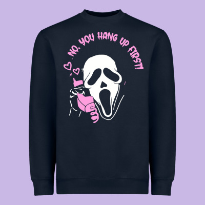 Scream Ghost Heavyweight Sweatshirt Designed By Artisfamous