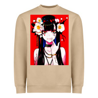 Mushroom anime girl japanese Heavyweight Sweatshirt - artisFamous