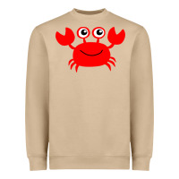 Mushroom Red Crab Heavyweight Sweatshirt - artisFamous