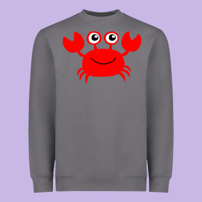 Red Crab Heavyweight Sweatshirt Designed By Artisfamous