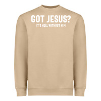 Mushroom Got Jesus It's Hell Without Him - Christian Heavyweight Sweatshirt - artisFamous
