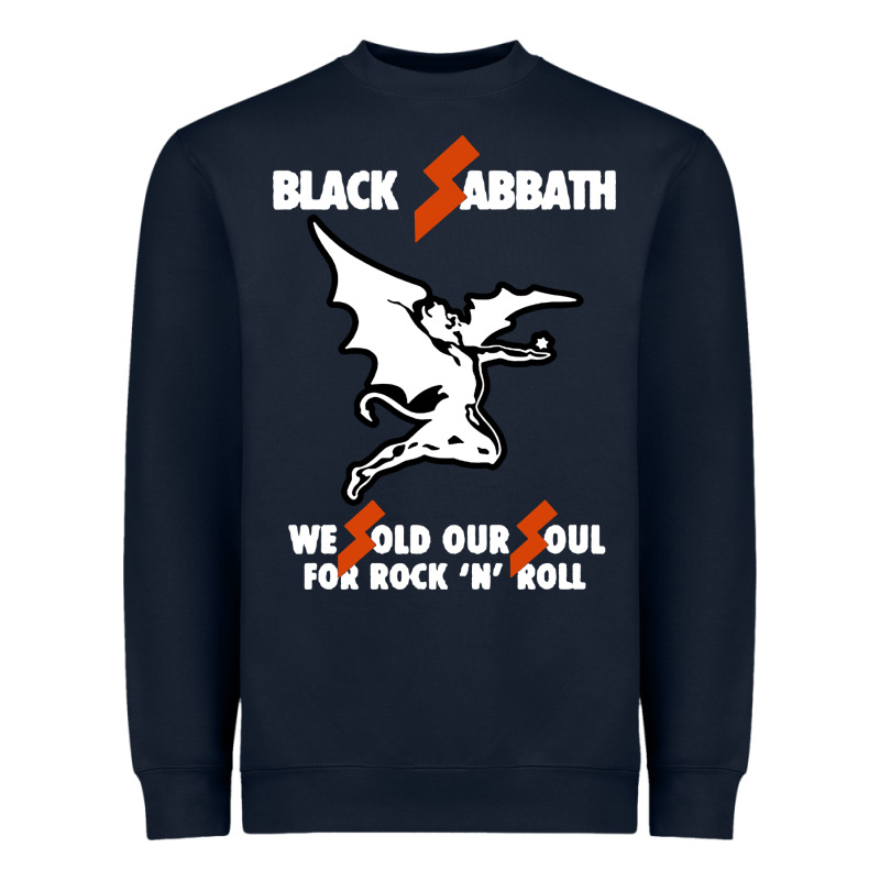 Black Rock And Roll Heavyweight Sweatshirt by artisFamous | Teevron