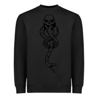Black dark mark Heavyweight Sweatshirt - artisFamous