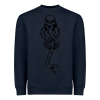 Navy dark mark Heavyweight Sweatshirt - artisFamous