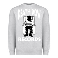 Heather Grey death row records black Heavyweight Sweatshirt - artisFamous