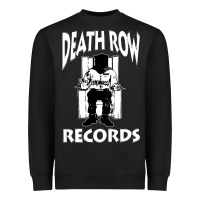 Death Row Records Black Heavyweight Sweatshirt | Teevron