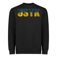 Black USYK Heavyweight Sweatshirt - artisFamous