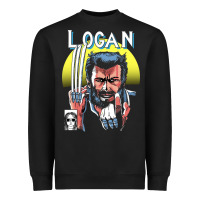 Black old man logan cover Heavyweight Sweatshirt - artisFamous