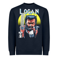 Navy old man logan cover Heavyweight Sweatshirt - artisFamous