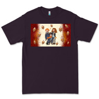 Plum cartoon wizards Premium Tee - TumblerDesignByShophia