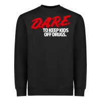 Black dare shirt Heavyweight Sweatshirt - artisFamous
