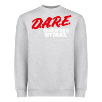 Heather Grey dare shirt Heavyweight Sweatshirt - artisFamous