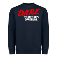 Navy dare shirt Heavyweight Sweatshirt - artisFamous