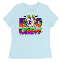 Baby Blue boo crew Ladies Tee - CowGirlArtShop