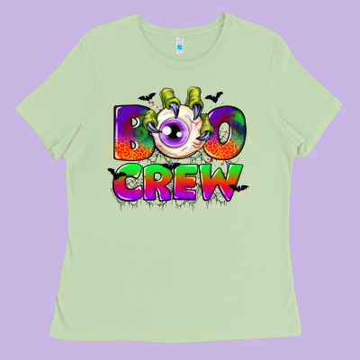 Boo Crew Ladies Tee Designed By Cowgirlartshop