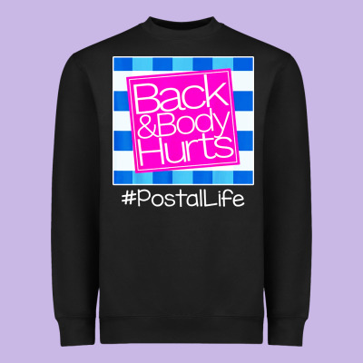 Back And Body Hurts Heavyweight Sweatshirt Designed By Artisfamous