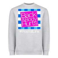 Heather Grey back and body hurts Heavyweight Sweatshirt - artisFamous