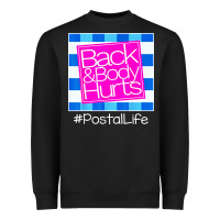 Black back and body hurts Heavyweight Sweatshirt - artisFamous