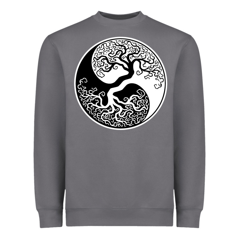 Tree Of Life Yin Yang Heavyweight Sweatshirt by artisFamous | Teevron