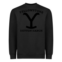 Black black stone dutton ranch Heavyweight Sweatshirt - artisFamous