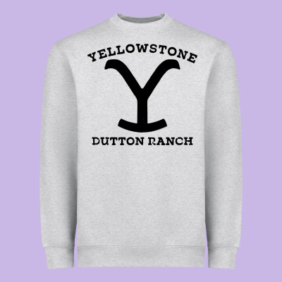 Black Stone Dutton Ranch Heavyweight Sweatshirt Designed By Artisfamous